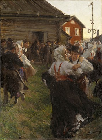 Anders Zorn, Midzomerdans, 1897, Stockholm, Nationalmuseum