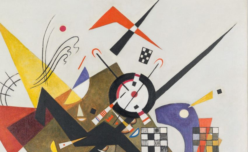 Wassily Kandinsky, Auf Weiss II (detail), 1923, Parijs, Centre Pompidou
