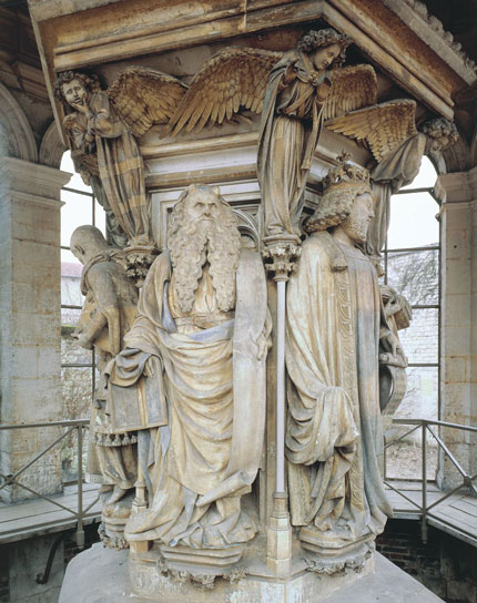 De kunst van de Bourgondi&euml;rs.

Claus Sluter, Mozesput, 1403, Dijon, Chartreuse de Champmol