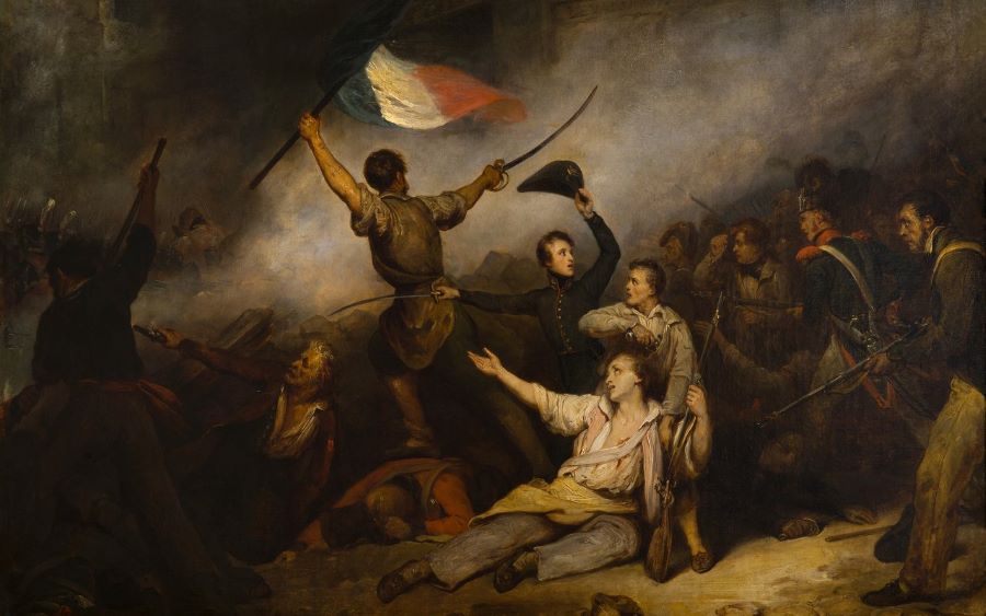 Liberté! 

Ary Scheffer, Scène uit de julidagen, 1831, Fondation Josée et René de Chambrun (foto: Alberto Ricci)